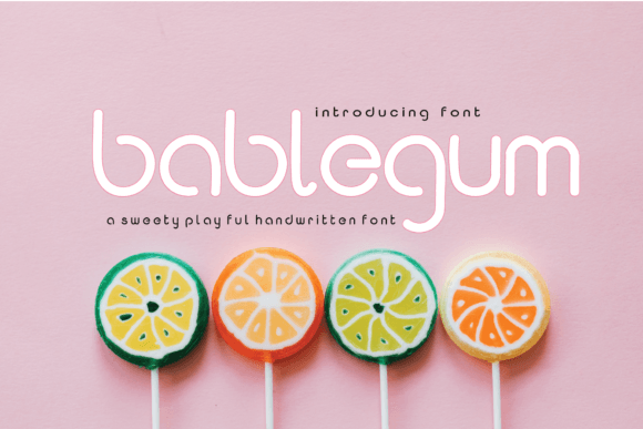 Bablegum Font Poster 1