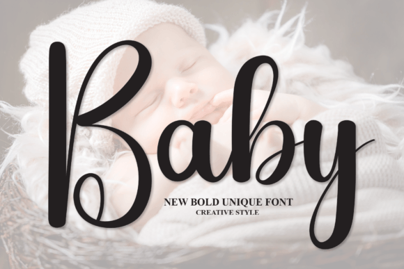 Baby Font Poster 1