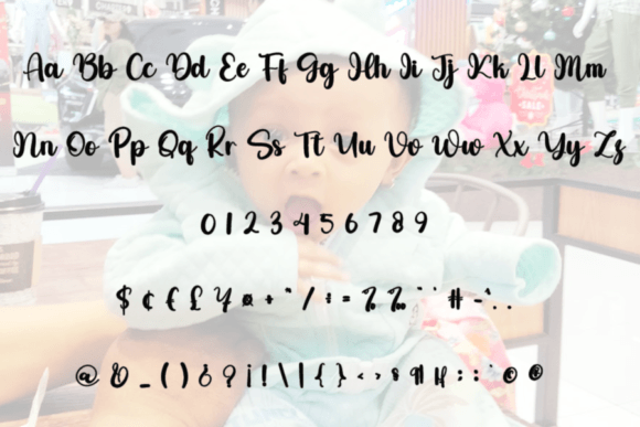 Baby Font Poster 6