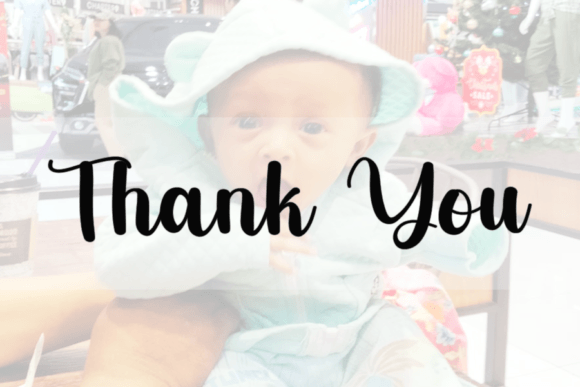 Baby Font Poster 7