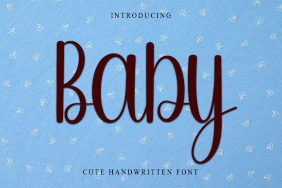 Baby Font Poster 1