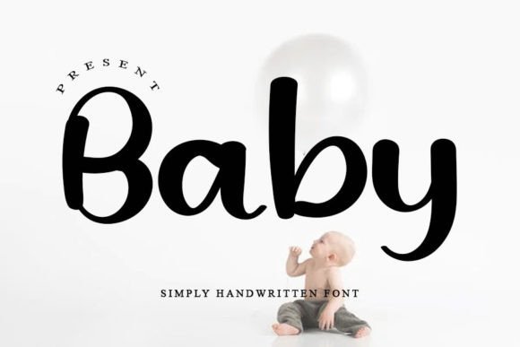 Baby Font Poster 1