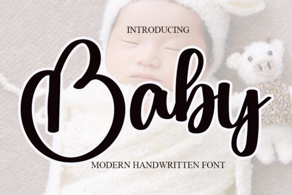 Baby Font Poster 1