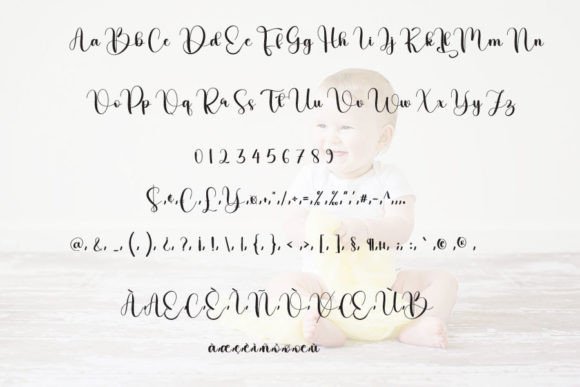 Baby Font Poster 6