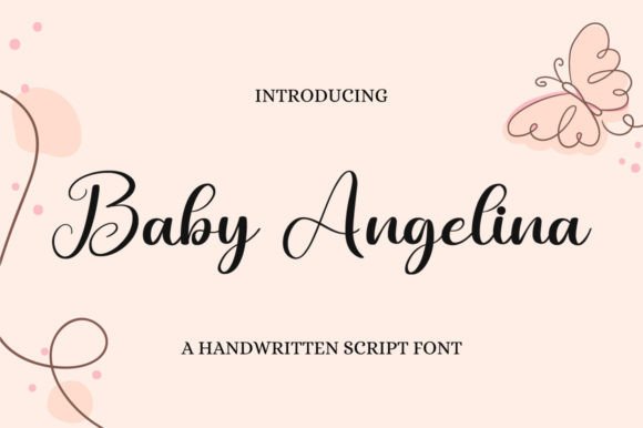 Baby Angelina Font Poster 1