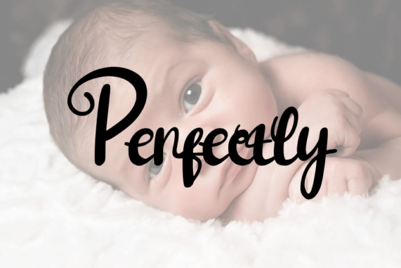 Baby Cell Font Poster 5