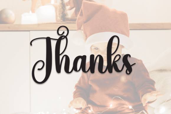 Baby Christmas Font Poster 7