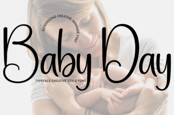 Baby Day Font Poster 1