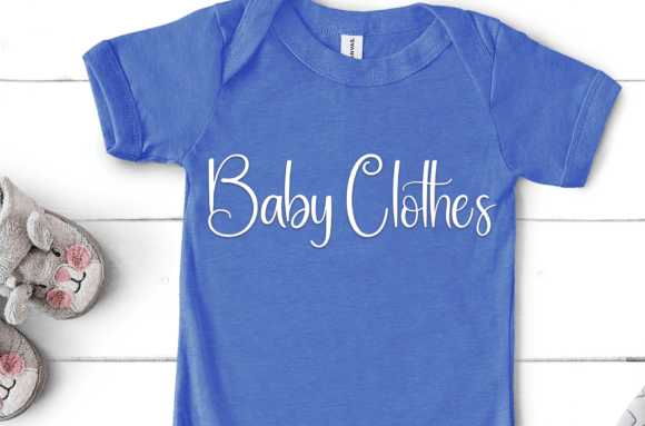 Baby Day Font Poster 2