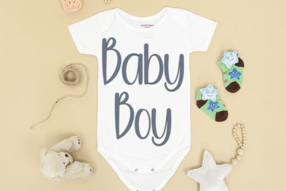 Baby Girl Font Poster 2