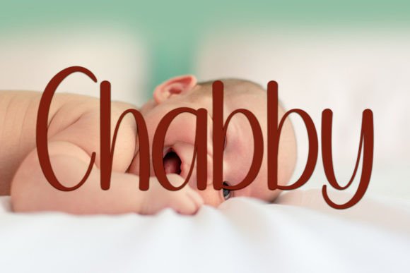 Baby Girl Font Poster 3