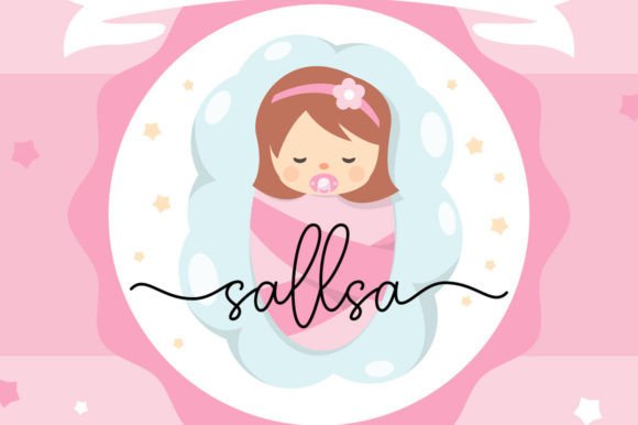 Baby Juwitta Font Poster 6