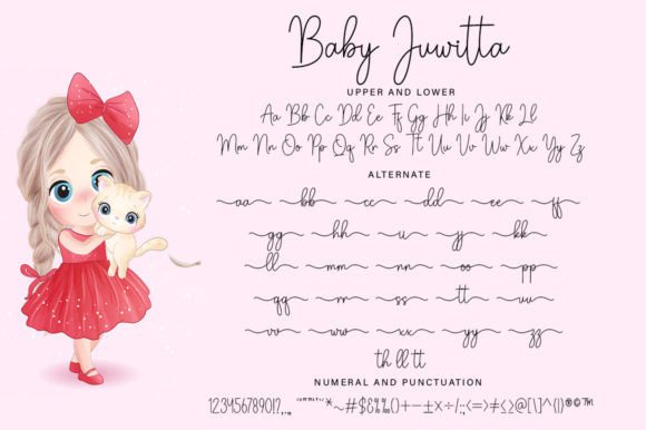 Baby Juwitta Font Poster 7