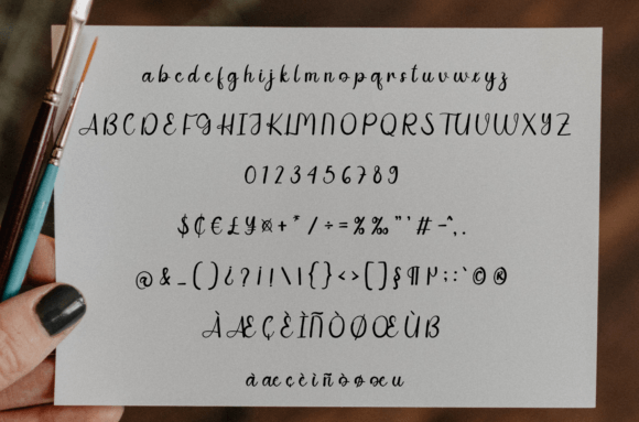 Baby Night Font Poster 6