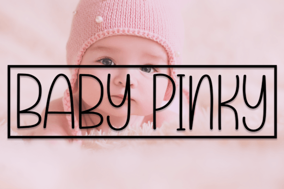 Baby Pinky Font Poster 1