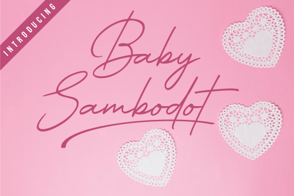 Baby Sambodot Font Poster 1