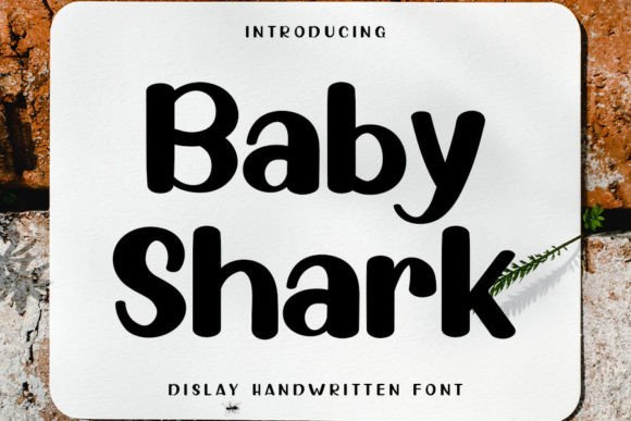 Baby Shark Font