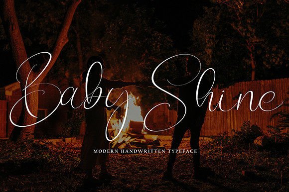 Baby Shine Font Poster 1