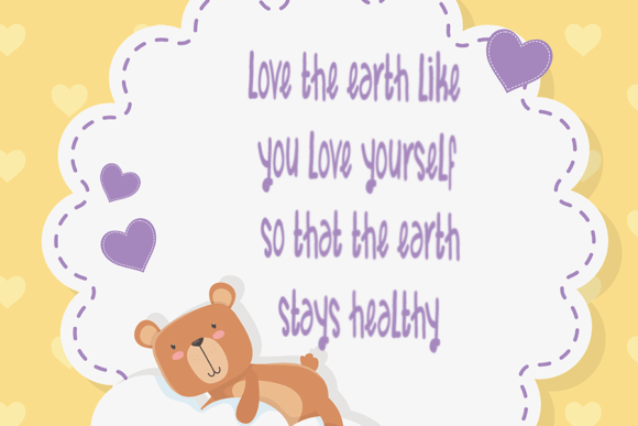 Baby Sister Font Poster 5