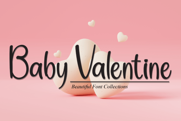 Baby Valentine Font Poster 1