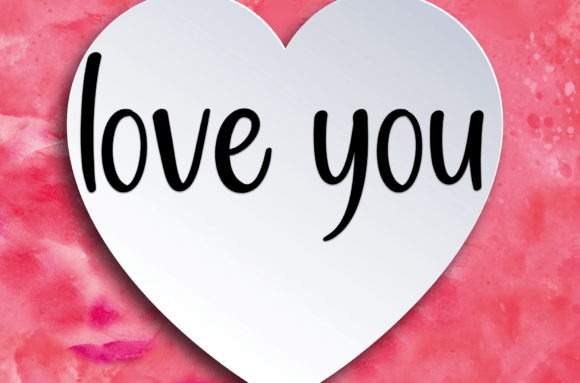 Baby Valentine Font Poster 3
