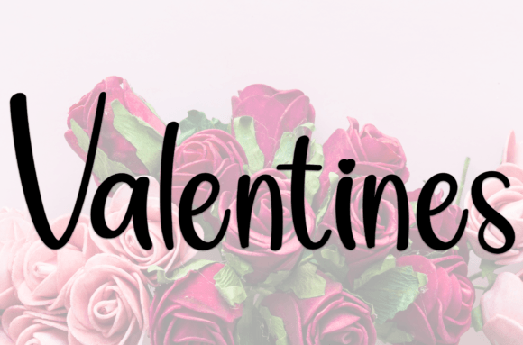 Baby Valentine Font Poster 4