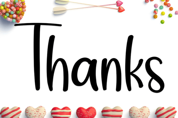 Baby Valentine Font Poster 7