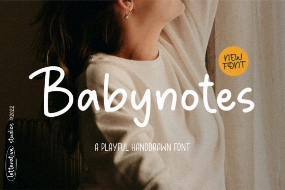 Babynotes Font Poster 1