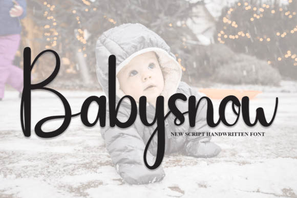 Babysnow Font Poster 1