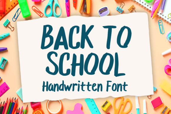 Back to School Font