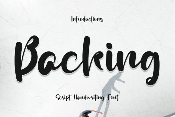 Backing Font Poster 1