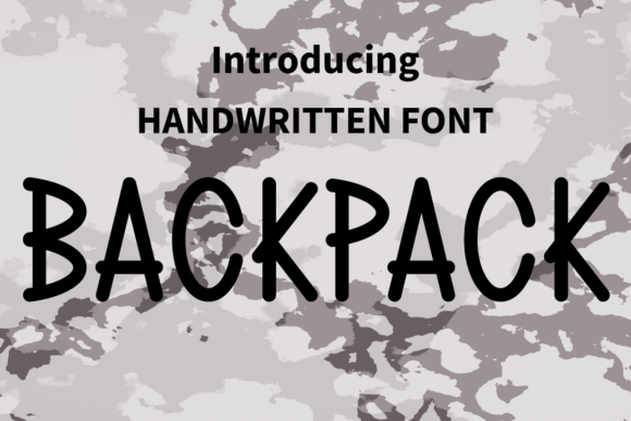 Backpack Font