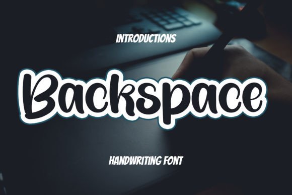 Backspace Font Poster 1