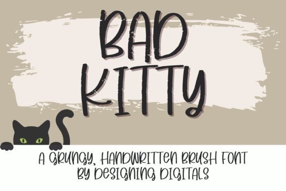 Bad Kitty Font Poster 1