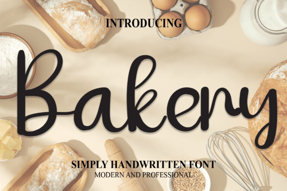 Bakery Font Poster 1
