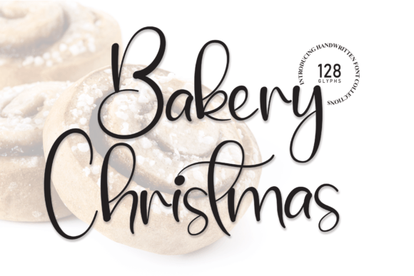 Bakery Christmas Font Poster 1