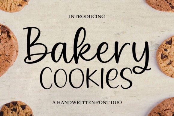 Bakery Cookies Font Poster 1