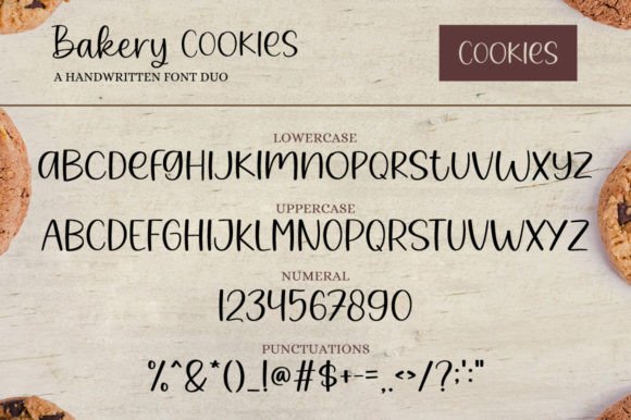 Bakery Cookies Font Poster 4