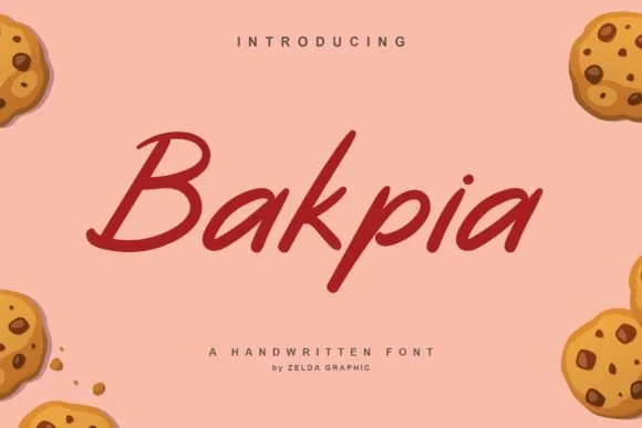 Bakpia Font Bakpia Font Poster 1