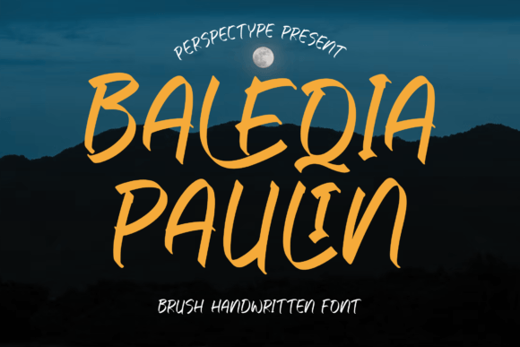 Baleqia Paulin Font Poster 1