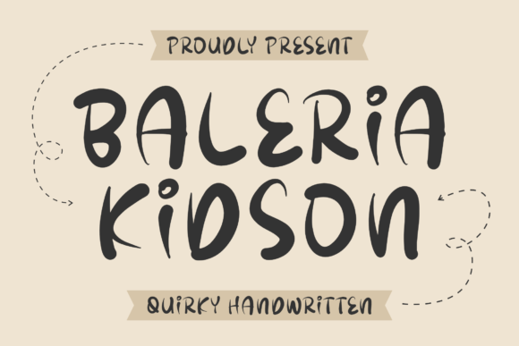 Baleria Kidson Font Poster 1