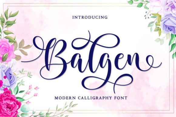 Balgen Font Poster 1