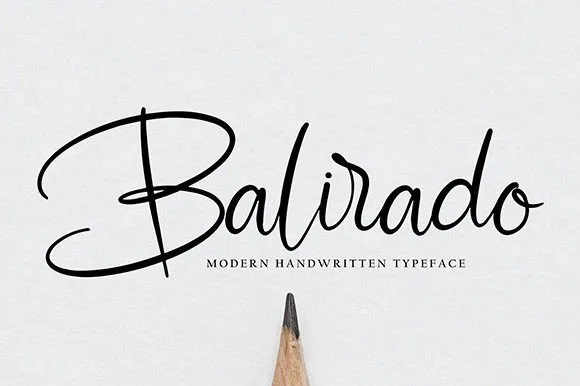 Balirado Font Balirado Font Poster 1