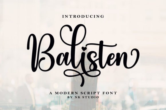 Balisten Font Poster 1