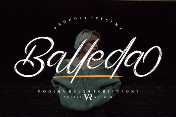 Balleda Font Poster 1