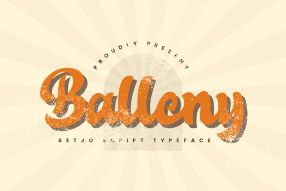Balleny Font Poster 1