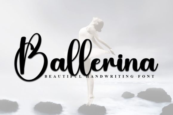 Ballerina Font Poster 1