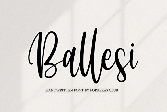 Ballesi Font Poster 1