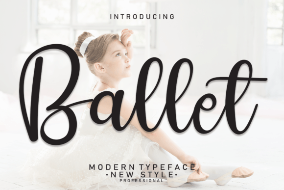 Ballet Font Poster 1