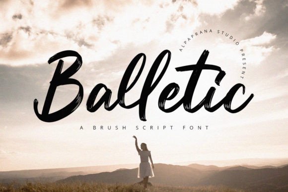 Balletic Font Poster 1